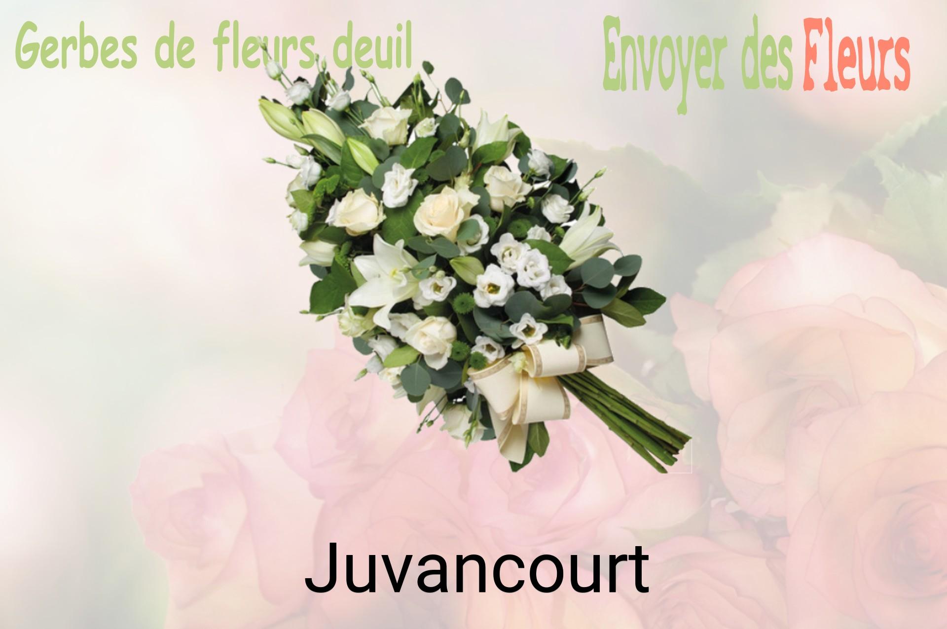 Gerbe de fleurs de deuil livrée à Juvancourt